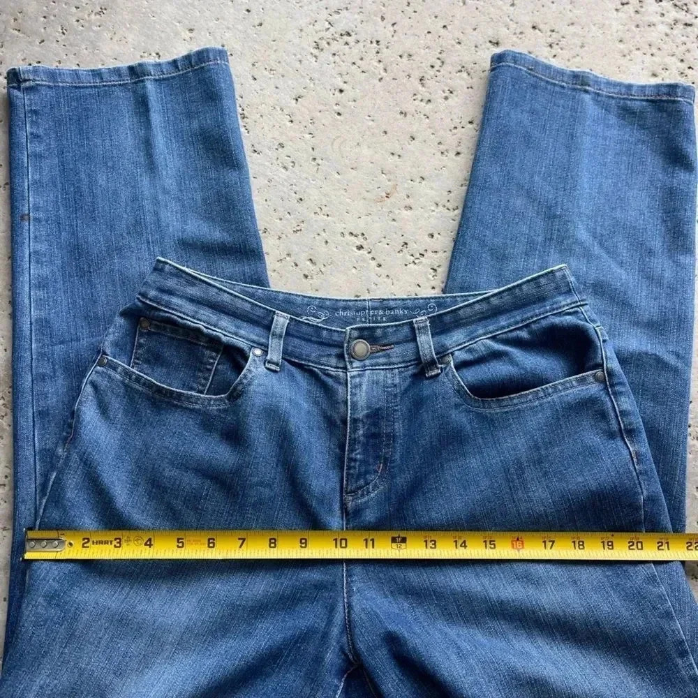 Christopher & Banks Jeans, women’s, 10P, Classic Petite Straight Leg Jeans. - Picture 8 of 13